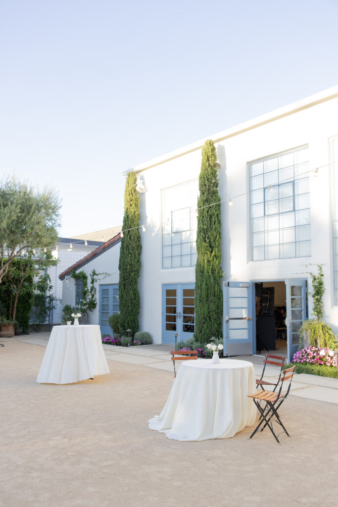 Grand Gimeno wedding venue courtyard in Old Towne, Orange California.